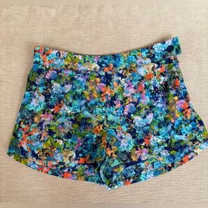 Forever 21 Vibrant Multicolor Lined Shorts with Pockets